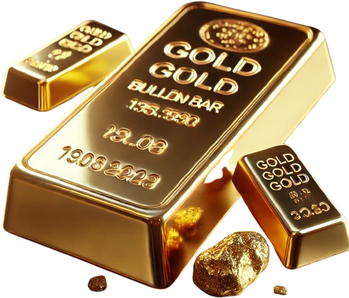 gold bars and nuggets